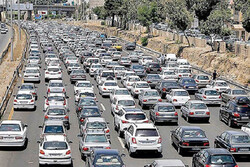 ترافیک سنگین در غرب تهران