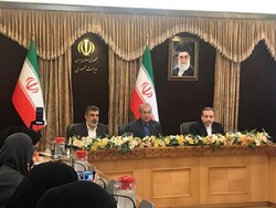 Deputy Foreign Minister Abbas Araqchi, Government spokesman Ali Rabiei, and spokesman for the Atomic Energy Organization of Iran (AEOI) Behrouz Kamalvandi