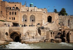 A view of the UNESCO-registered Shushtar Historical Hydraulic System in Khuzestan province