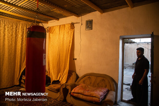 Earthquake damages in Golgir village, SW Iran