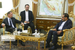Emmanuel Bonne, the advisor to French president - Supreme National Security Council secretary Ali Shamkhani