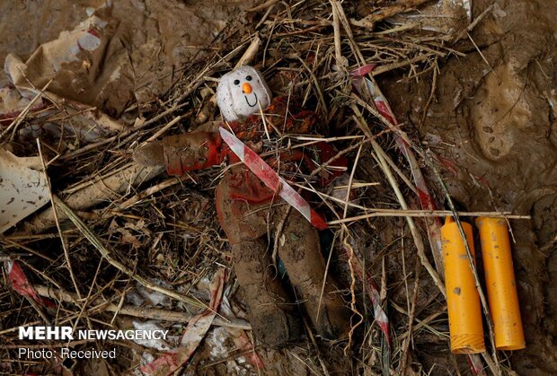 سیل در شمال اسپانیا‎