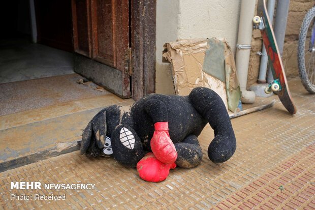 سیل در شمال اسپانیا‎