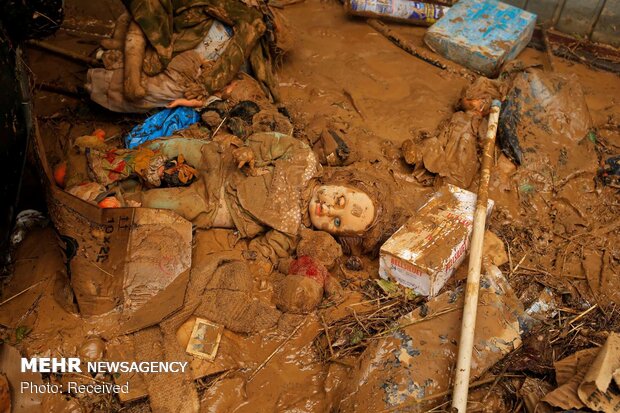 سیل در شمال اسپانیا‎