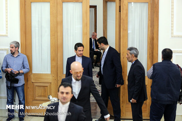 FM Zarif, Belarusian diplomat meeting in Tehran