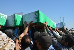 تشییع ۵ شهید در خوزستان/۳ شهید در اهواز خاکسپاری می‌شوند
