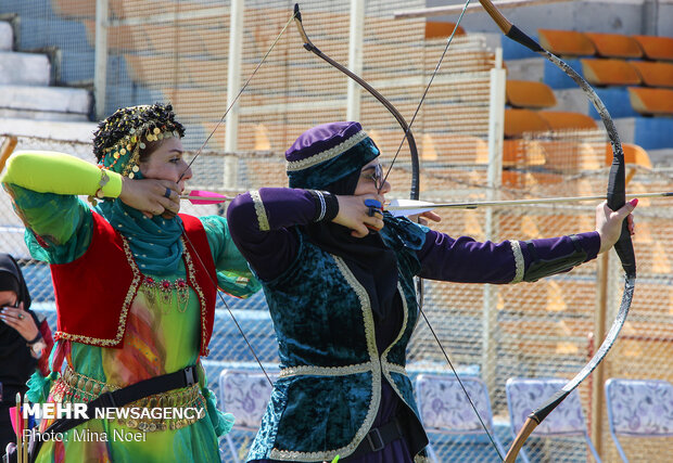 Traditional archery contest in Tabriz