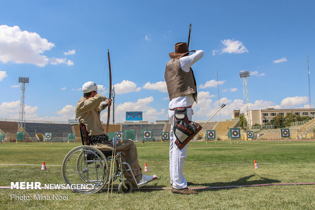 Traditional archery contest in Tabriz