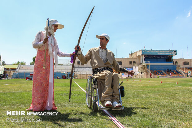 Traditional archery contest in Tabriz