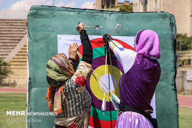 Traditional archery contest in Tabriz