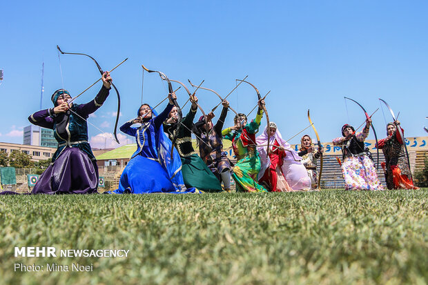 Traditional archery contest in Tabriz