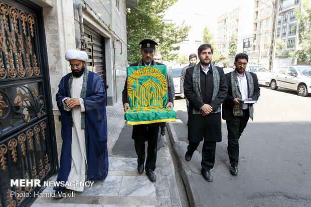کاروان زیر سایه خورشید در منزل جمال شورجه