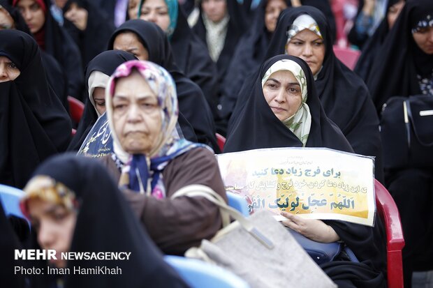 اجتماع بزرگ مردمی عفاف و حجاب در همدان