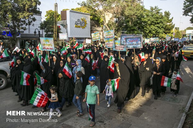 اجتماع «دختران انقلاب» در بجنورد