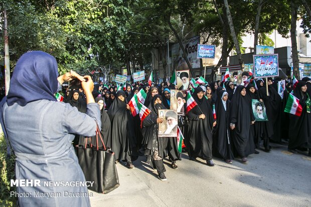 اجتماع «دختران انقلاب» در بجنورد