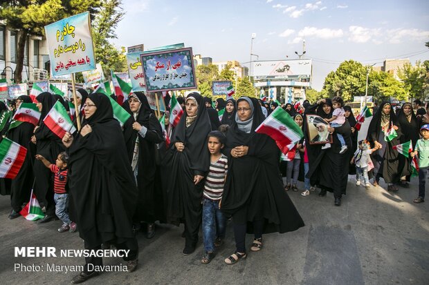 اجتماع «دختران انقلاب» در بجنورد