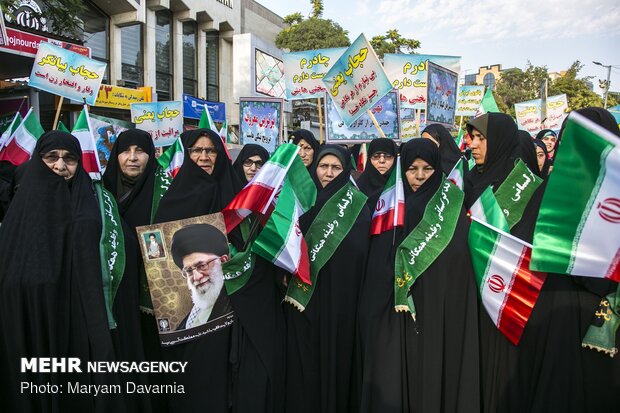 بجنورد میں دختران انقلاب کا عظيم اجتماع