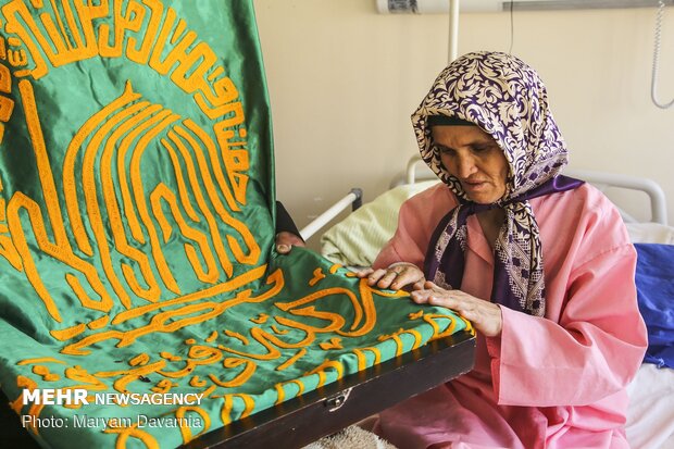 کاروان زیر سایه خورشید در بیمارستان بجنورد