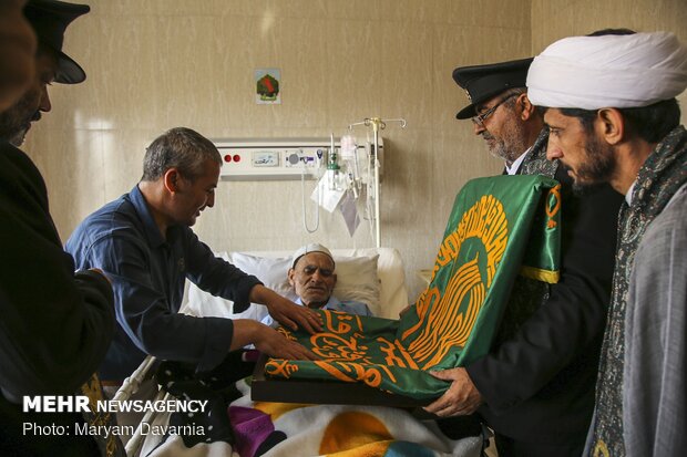 کاروان زیر سایه خورشید در بیمارستان بجنورد