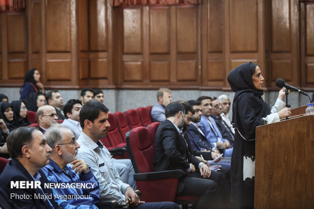 زهرا نجفی در اولین جلسه رسیدگی به پرونده قتل میترا استاد