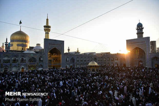 Flower decoration of Imam Reza shrine