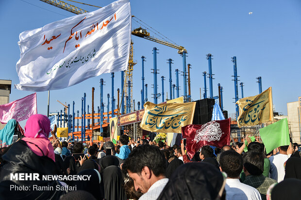 Flower decoration of Imam Reza shrine