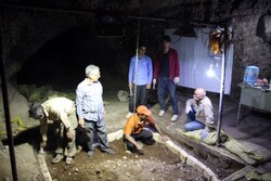People visit Iran’s Kaldar cave, where a fossilized skull attributed to Homo sapiens, was unearthed.