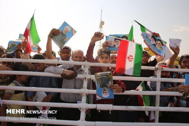 President Rouhani visits Bojnurd