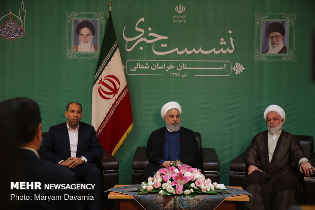 Rouhani’s presser during North Khorasan tour