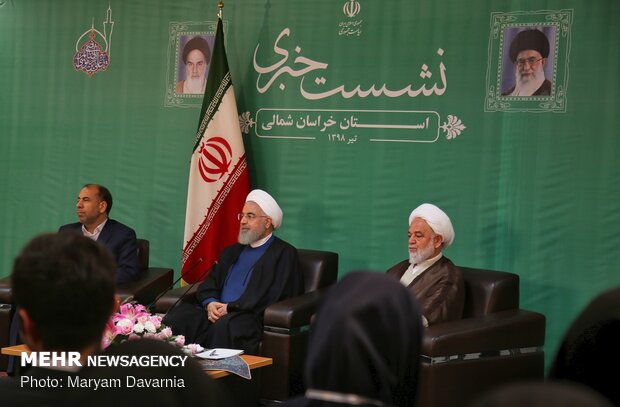 Rouhani’s presser during North Khorasan tour