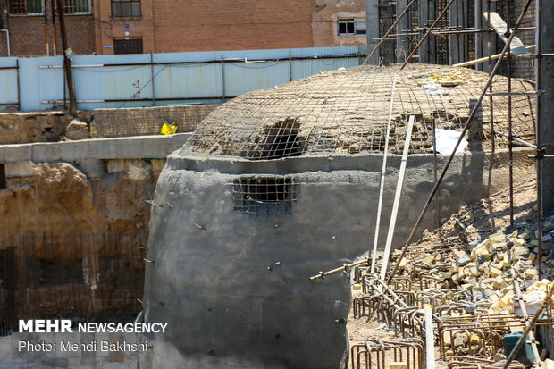An old water cistern discovered in Qom prov.