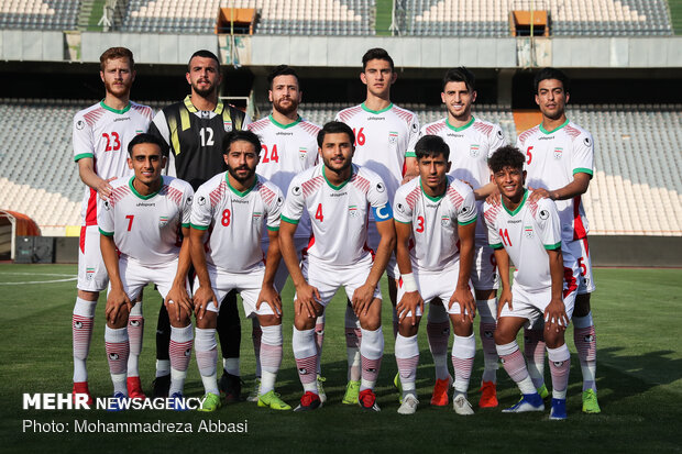 دیدار تدارکاتی بین تیم های ملی امید و بزرگسالان ایران