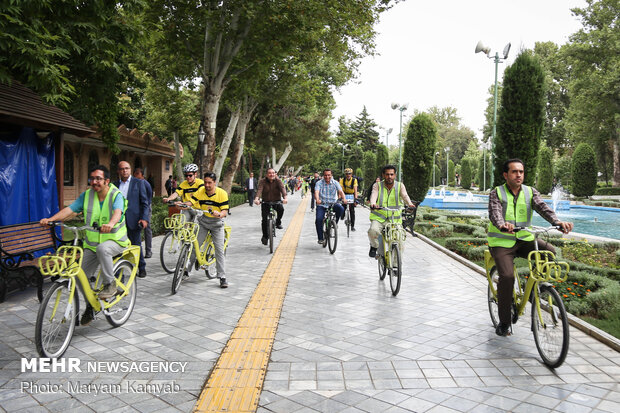 Para-cycling event in Tehran