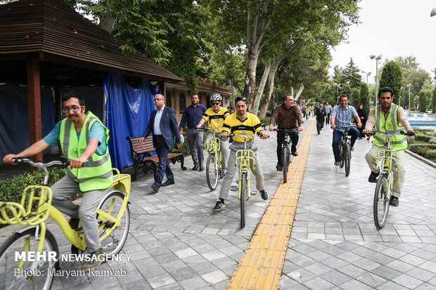 Para-cycling event in Tehran