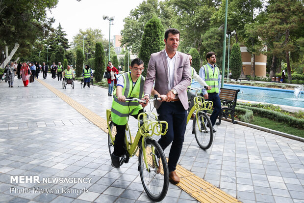 Para-cycling event in Tehran