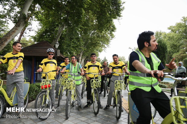 Para-cycling event in Tehran