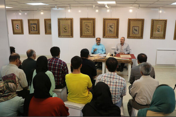 نمایشگاه «جرعه عشق» در نگارخانه مهر قزوین دایر شد