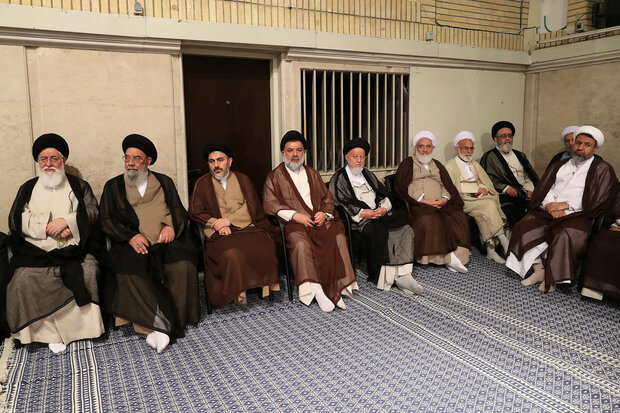 Friday prayers leaders meet Ayatollah Khamenei