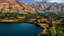 A general view of Lake Ovan
