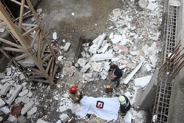 سقوط مرگبار کارگر ساختمانی در گرگان