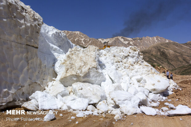 Dealing with snow-blocked roads in mid Summer
