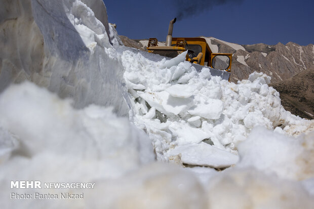 Dealing with snow-blocked roads in mid Summer
