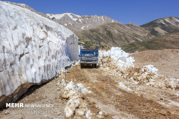 Dealing with snow-blocked roads in mid Summer
