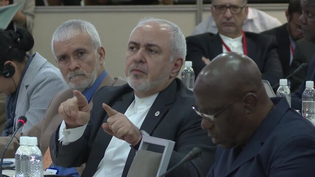 VIDEO: US economic terrorism is not 'sanctions', says Zarif at NAM meeting