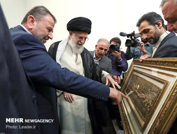 دیدار هیئت عالی رتبه حماس با رهبر معظم انقلاب اسلامی