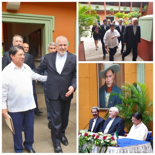 وزیران امور خارجه ایران و نیکاراگوا دیدار و گفتگو کردند