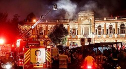 Fire damages 1,000 Sq. m of historical texture in Tehran