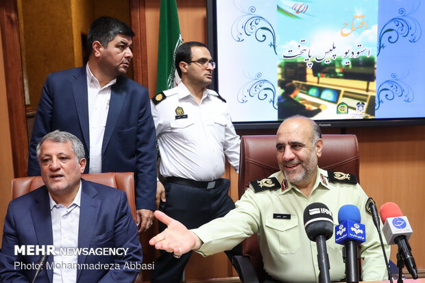 Inaugural ceremony of Tehran Police Studio