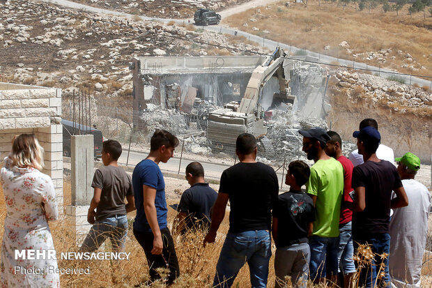 تخریب خانه های فلسطینیان‎