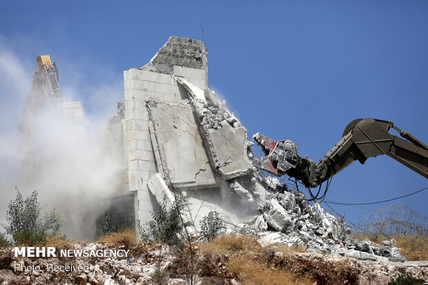 Filistinlilerin evlerini böyle yıktılar